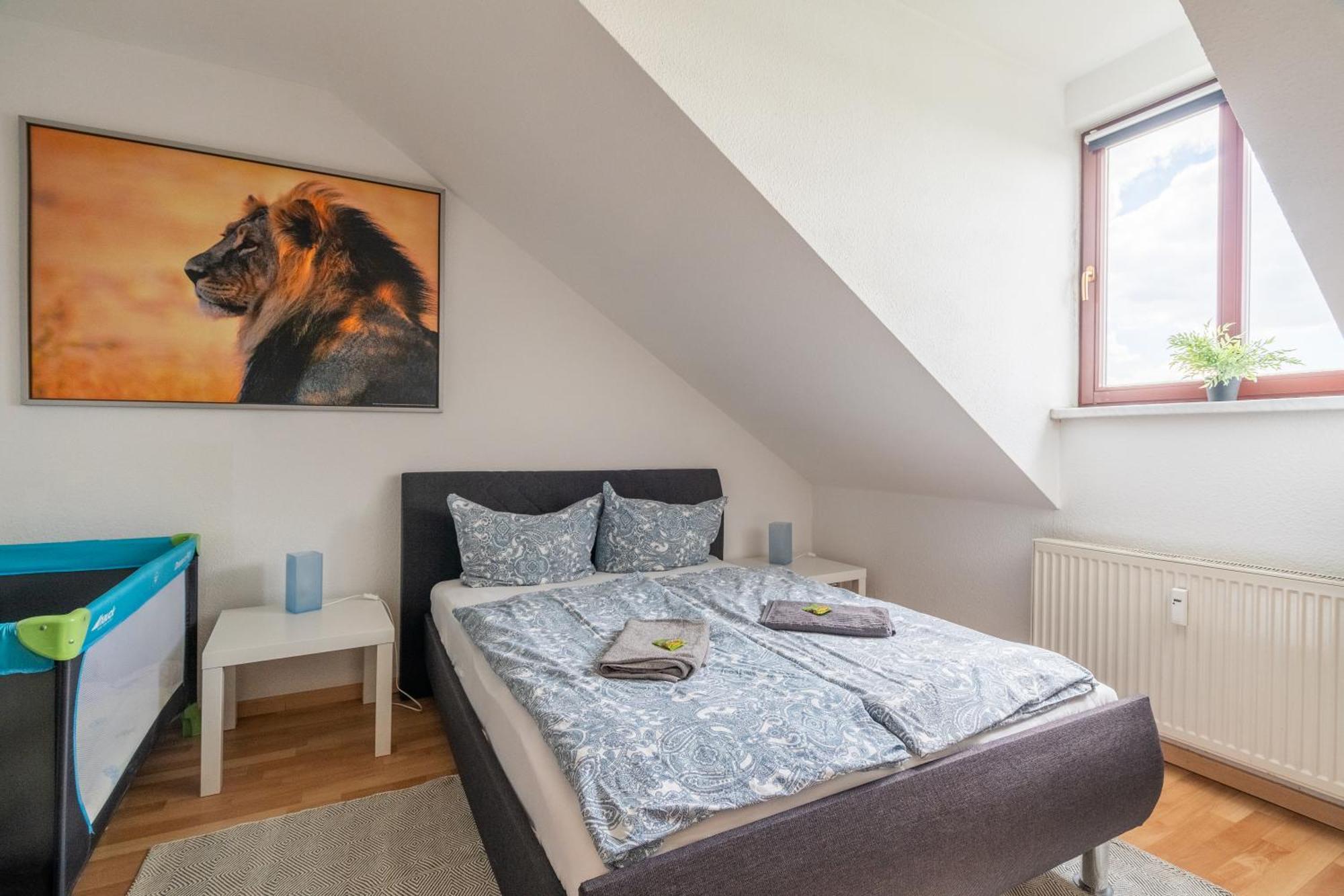 Gemuetliche Dachgeschosswohnung -Waldstrassenviertel Λειψία Εξωτερικό φωτογραφία